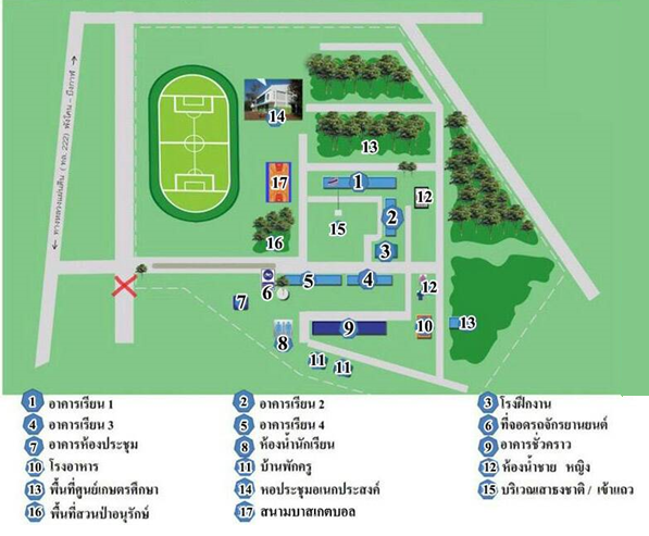 แผนผังโรงเรียน